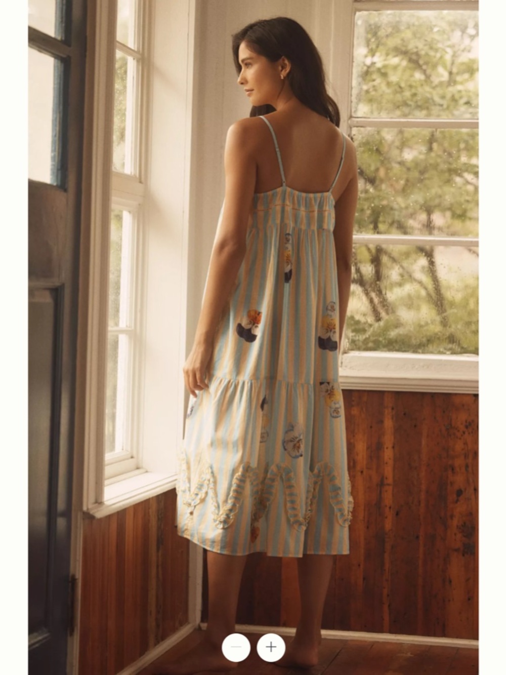 Anthropologie Nay Bellamy x LyreBird Midi Nap Dress - Picture 2 of 3